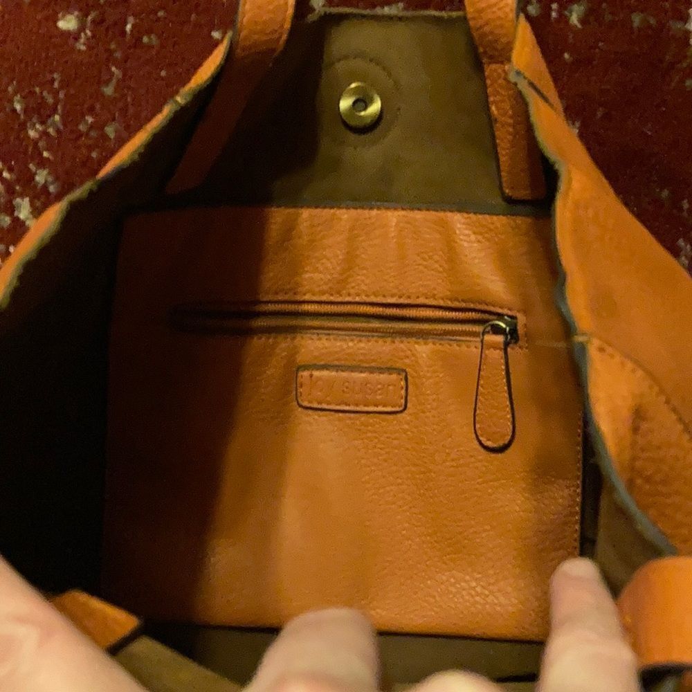 Joy Susan Rust Colored Purse - Picture 5 of 7